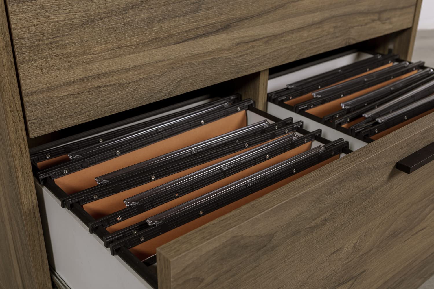 Composad Davinci Brera Cassettiera 2 Ante 2 Cassetti Noce Nero