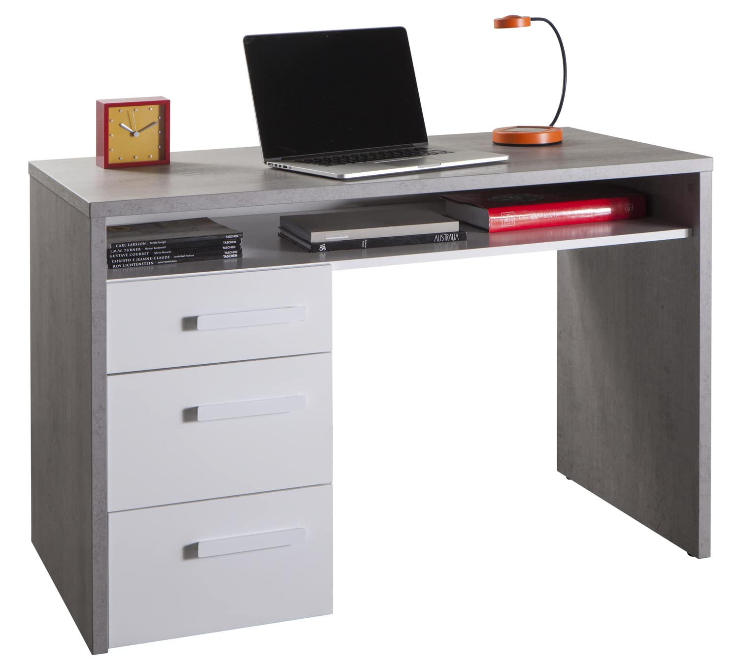 Composad Mipiace scrivania 110 cm cemento bianco