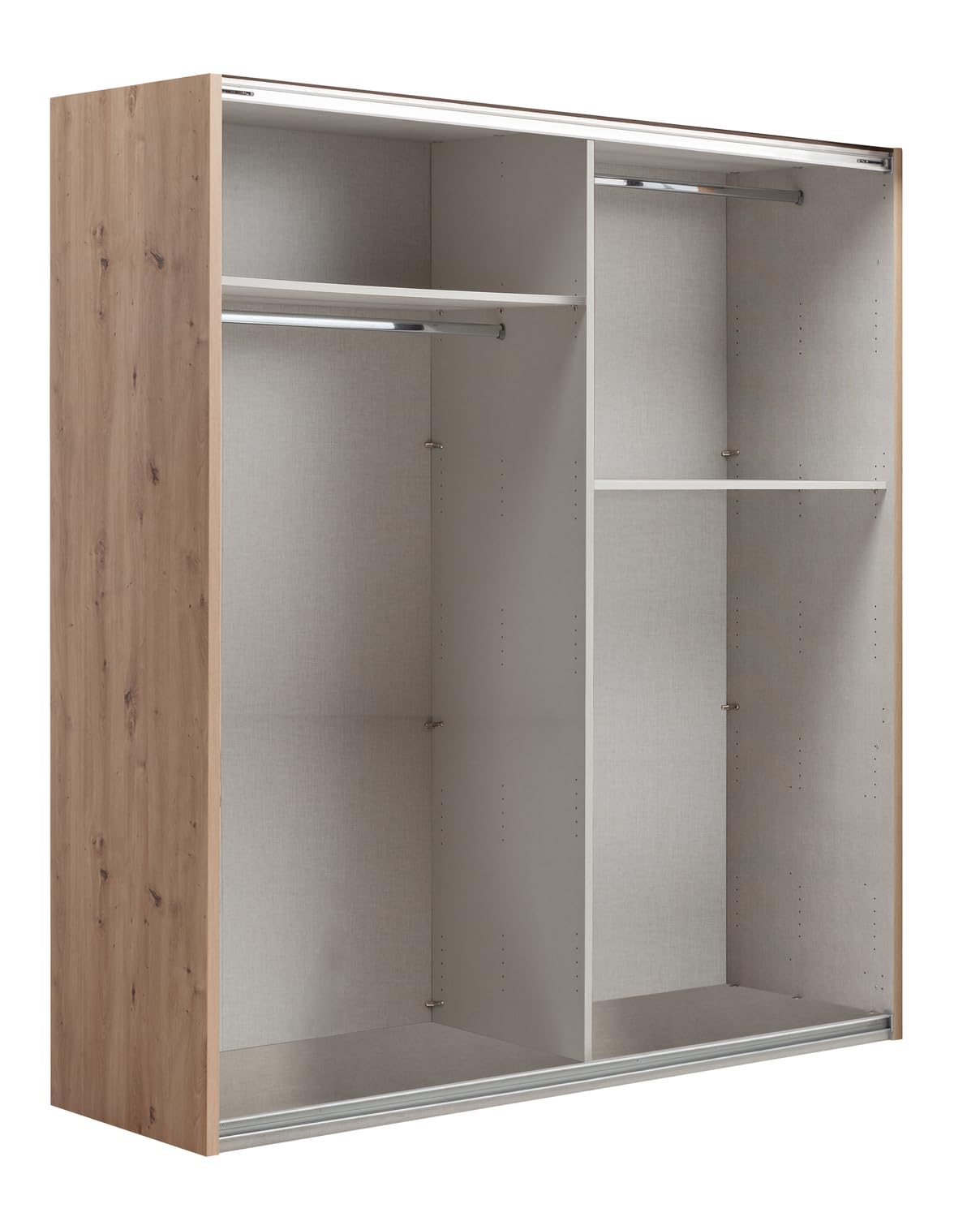 Composad Systema armadio 2 ante scorrevoli 200 cm rovere miele e bianco