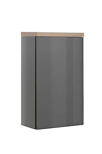 Composad Mundi Pensile Bagno 1 Anta 39 cm Grigio Titanio