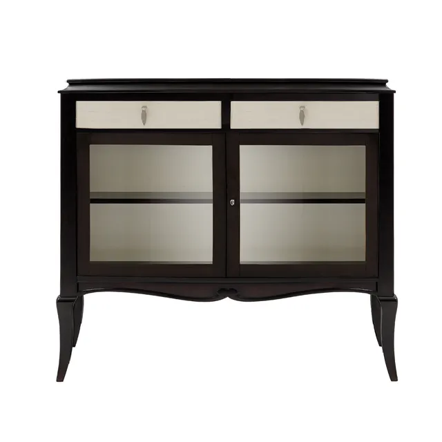 LCI Decora N0226 credenza 2 porte vetro e 2 cassetti