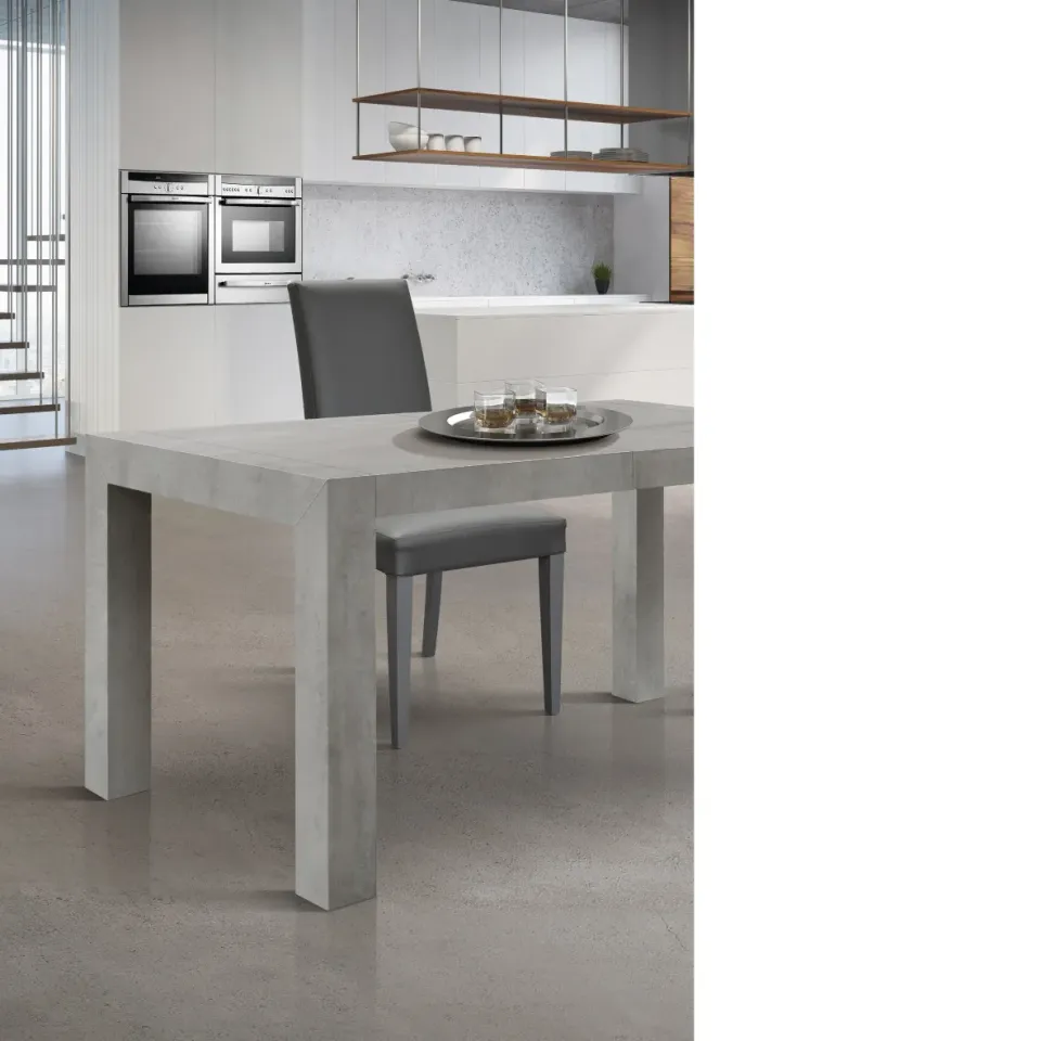 Epocantica Tavolo Allungabile Effetto Cemento 140-220 cm