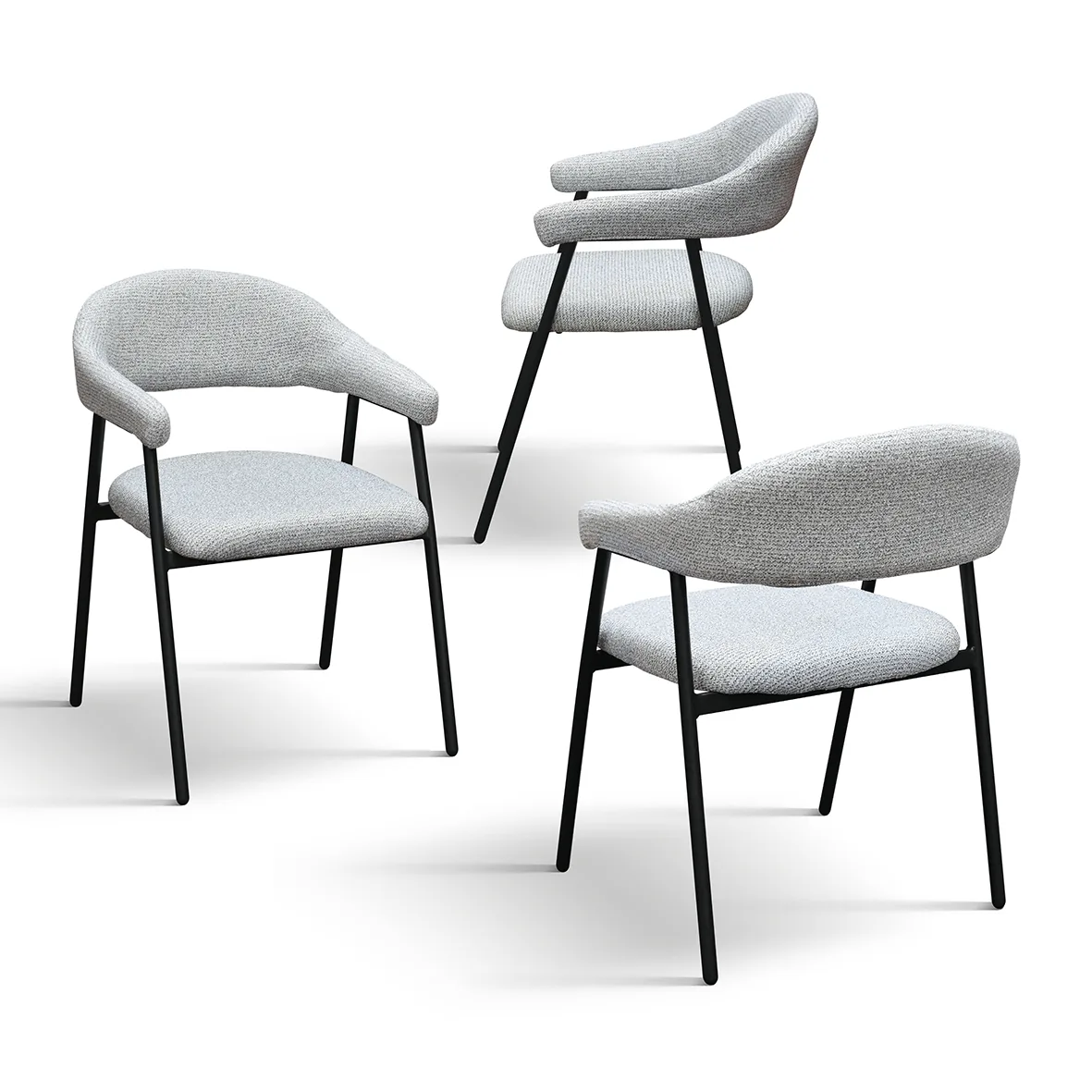 EPOCANTICA Set 4 Sedie Imbottite Pranzo beige
