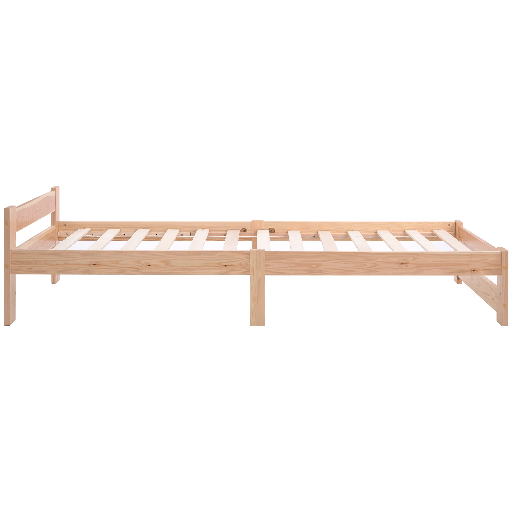 Dolamaní Letto singolo in pino 90x200 con rete a doghe