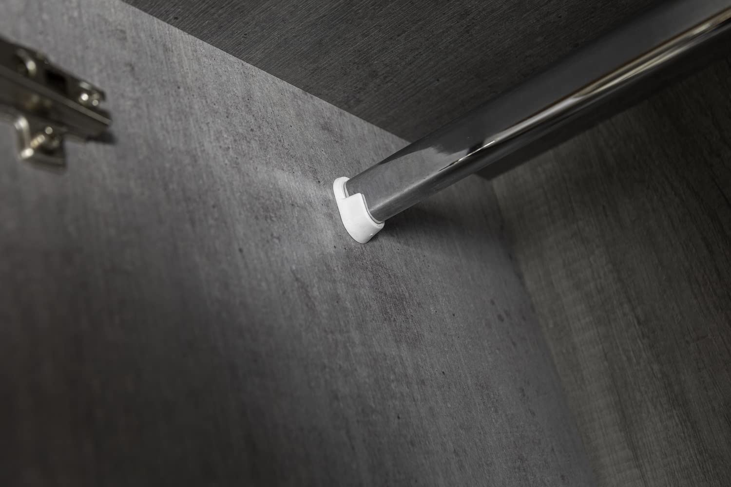 Composad Facile Armadio 3 Ante 2 Cassetti Cemento 119 cm