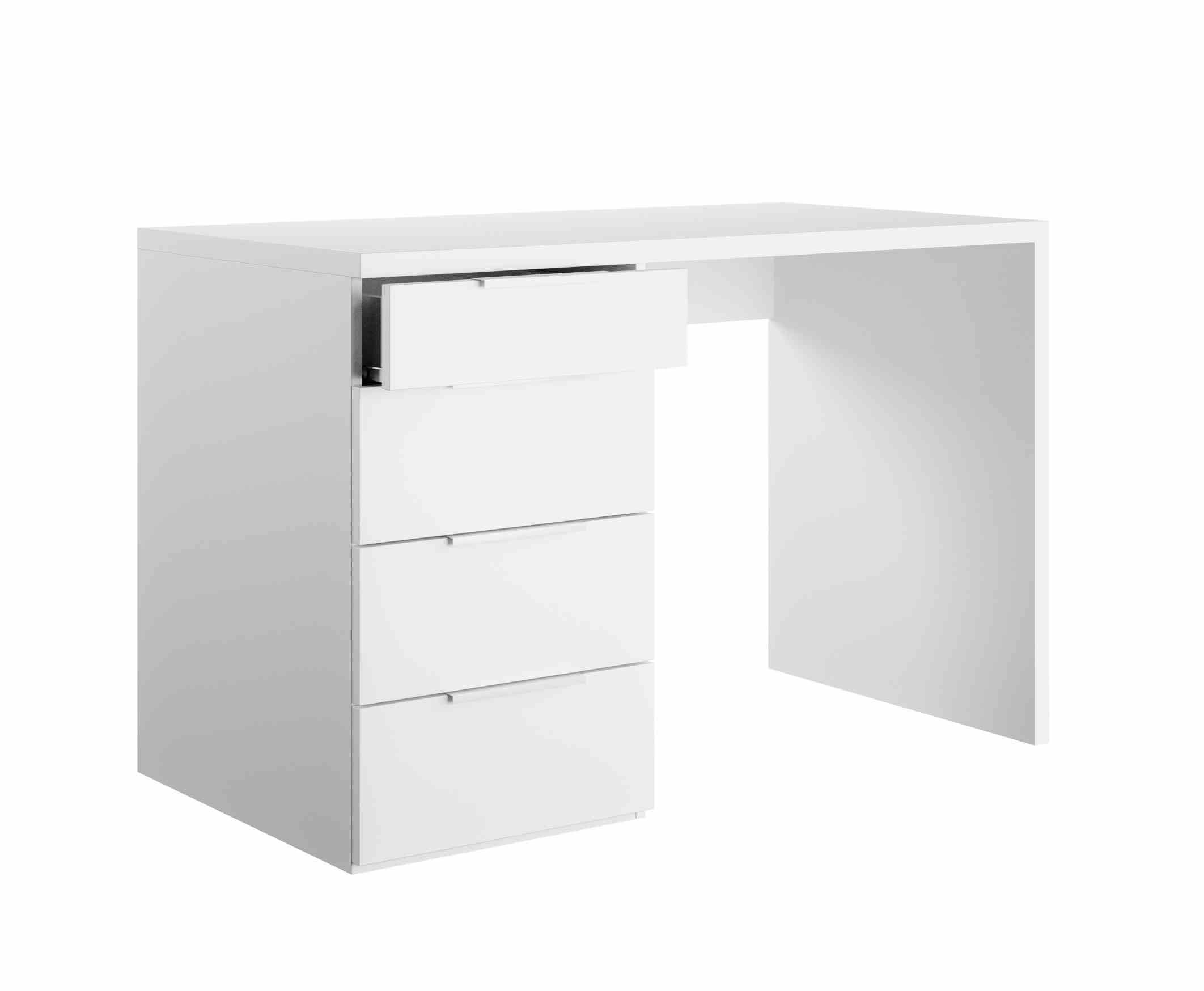 Composad Espresso scrivania 4 cassetti 110 bianca