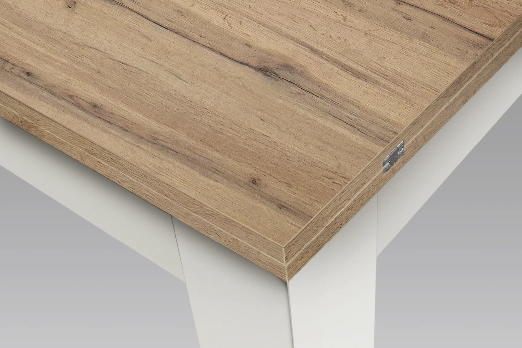 Epocantica Adriana tavolo allungabile rovere bianco 140 cm