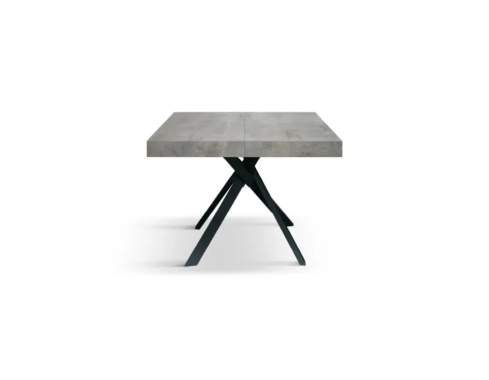 Epocantica Fulvio 95-145 Tavolo Allungabile Cemento Grigio
