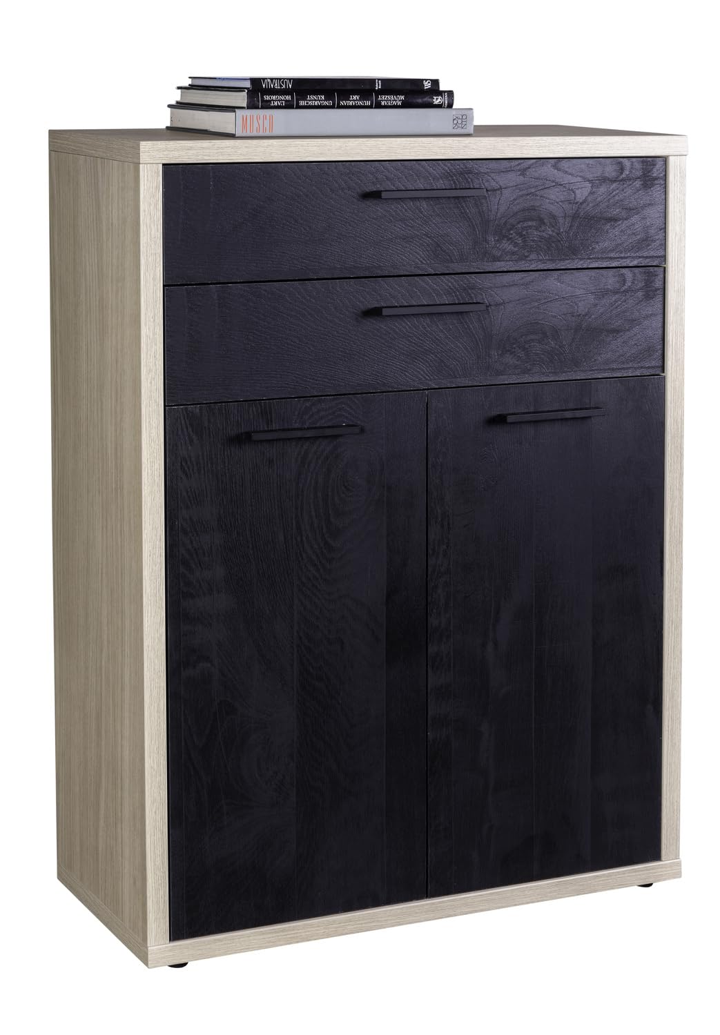 Composad Davinci ufficio completo 8 mobili rovere nero chalet