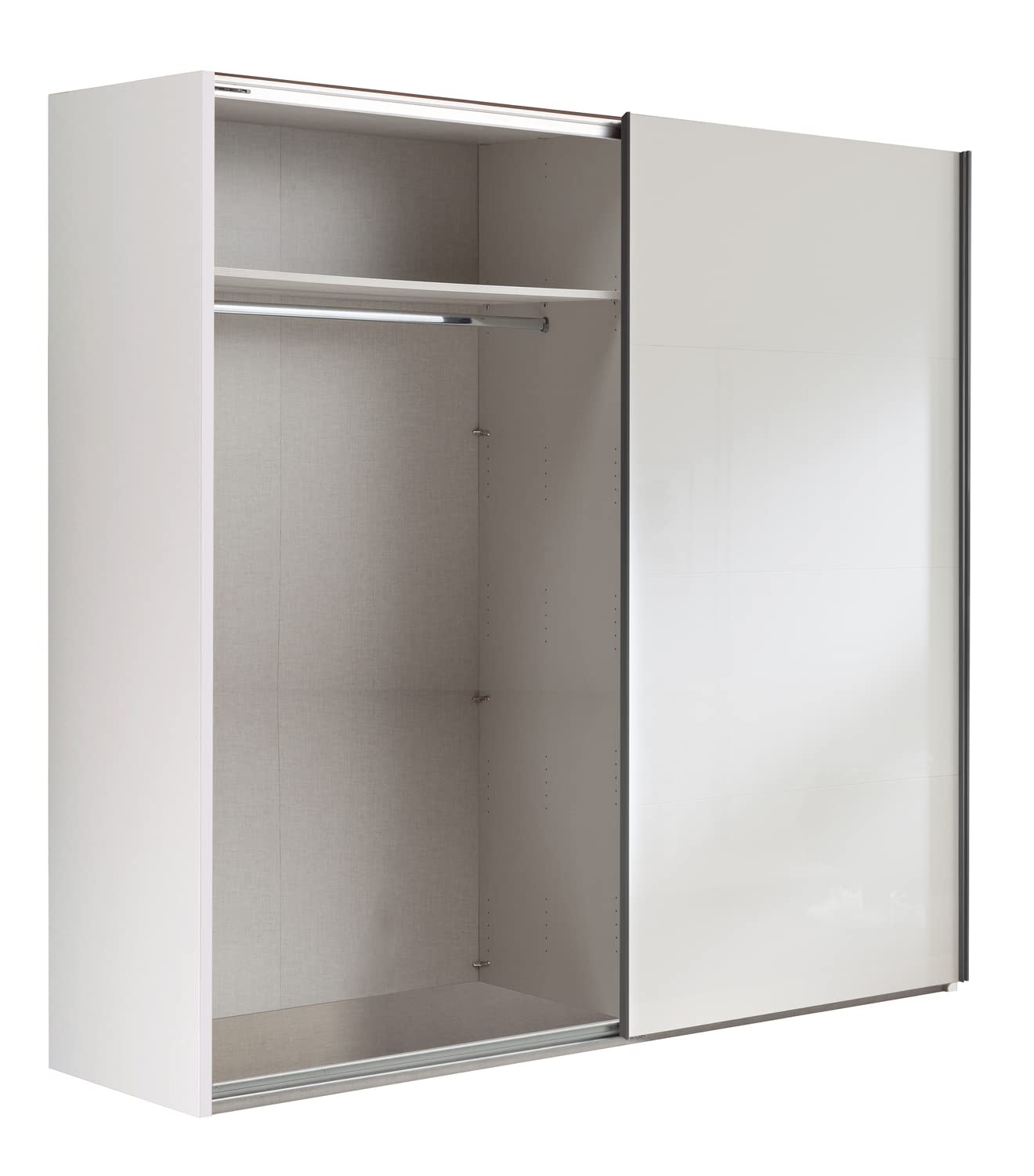 Composad Systema armadio 2 ante scorrevoli 250 cm bianco grigio