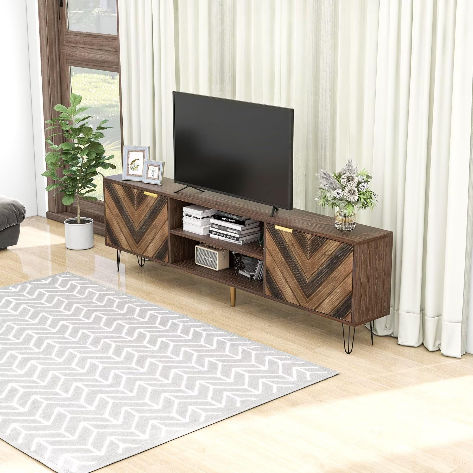 Dolamaní mobile TV legno 160 cm 2 ante