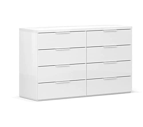 Composad cassettiera 8 cassetti bianco laccato