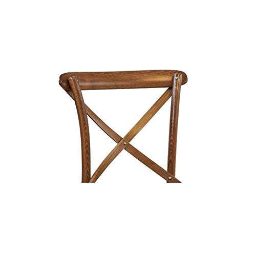 Iperbriko sedia faggio cognac seduta ecopelle 51x51 cm