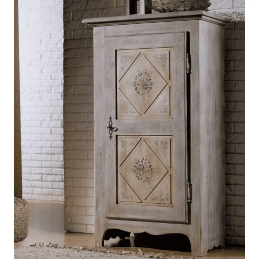 Epocantica Rombi stipo legno massello 88x45x152