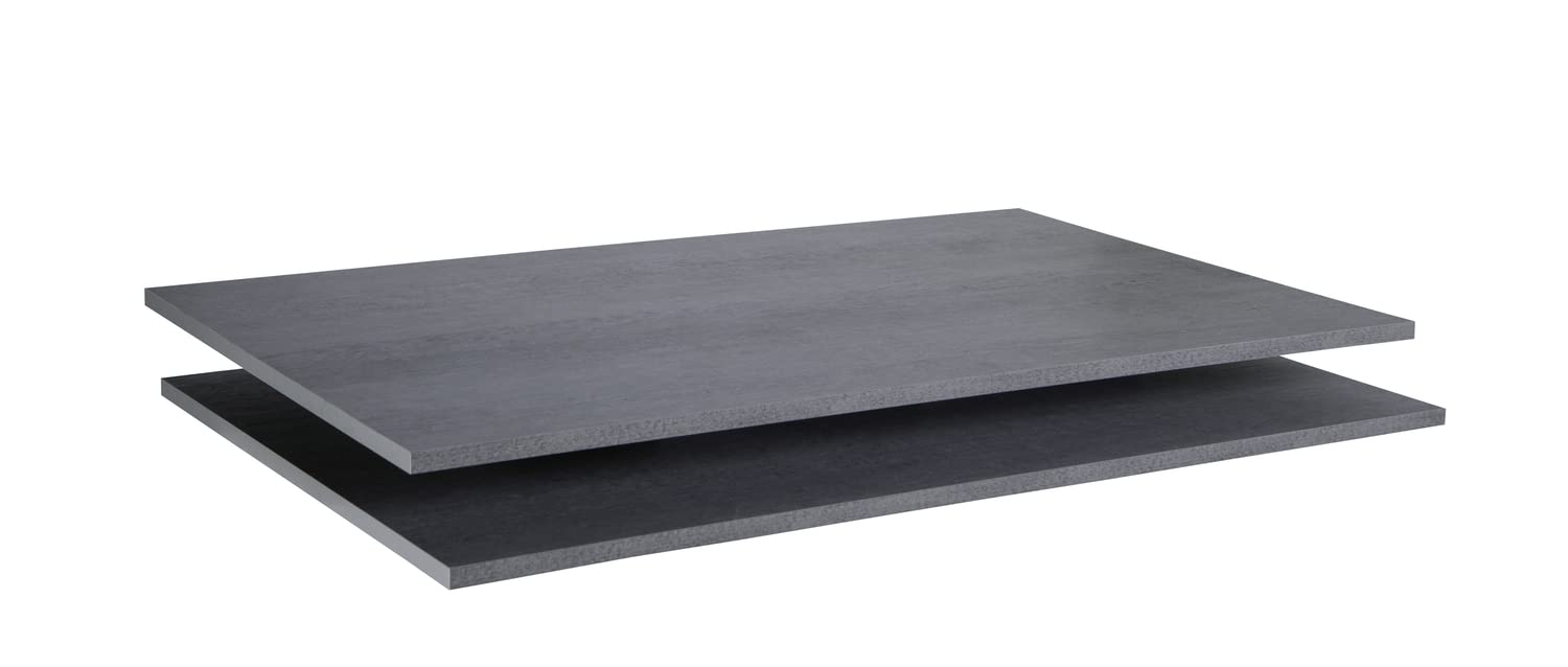 Composad Mi Piace Coppia Ripiani Armadio Grigio Cemento