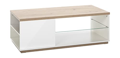 Composad Mundi Tavolino Salotto 122 cm Rovere Bianco