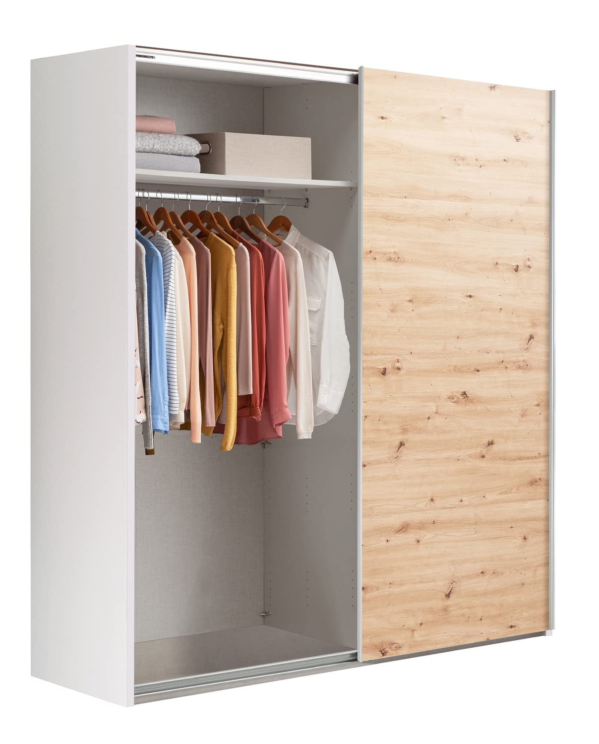 Composad Systema Armadio 2 Ante Scorrevoli 200 Bianco Rovere