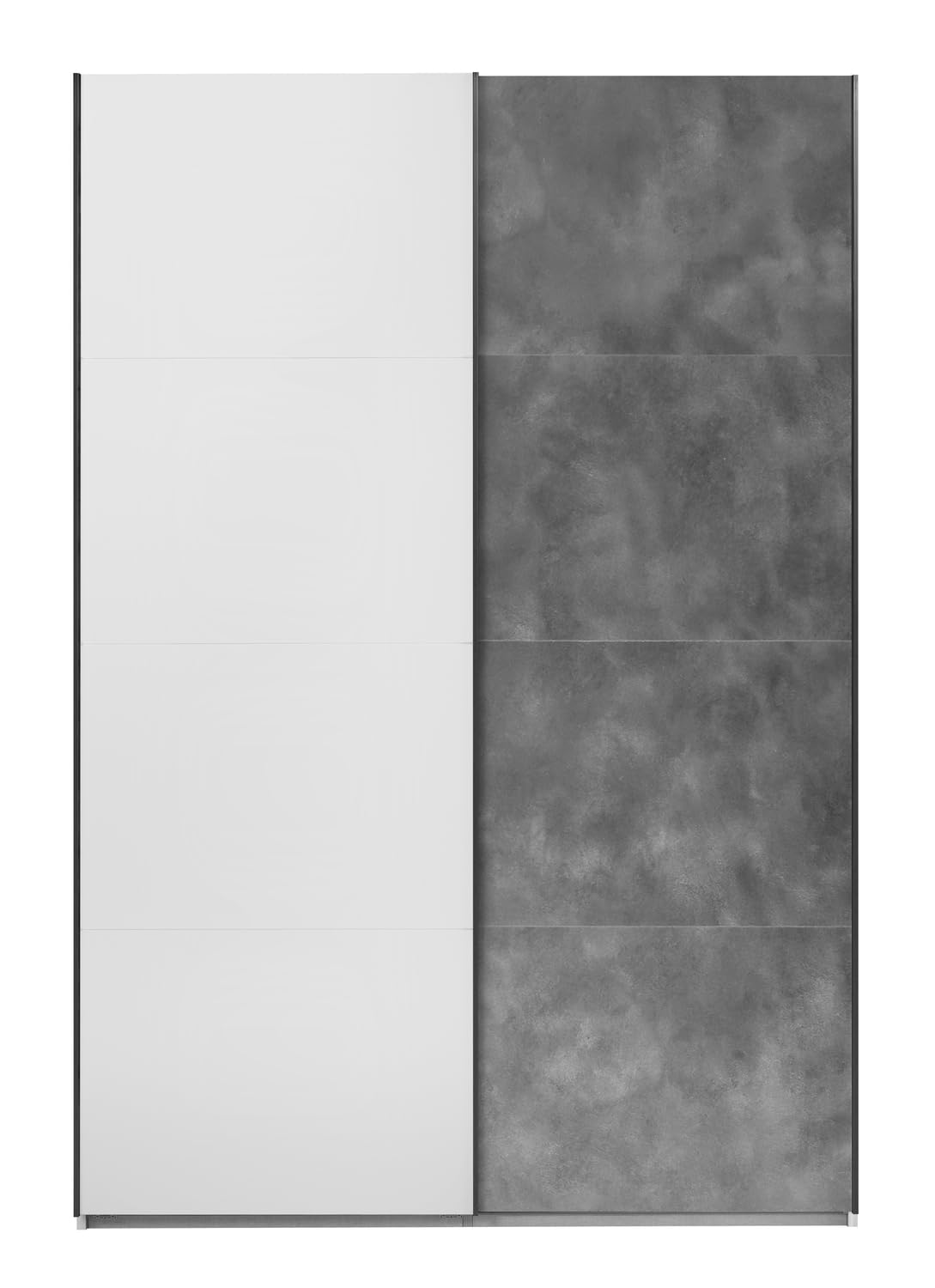 Composad Systema armadio 2 ante scorrevoli 150cm grigio bianco