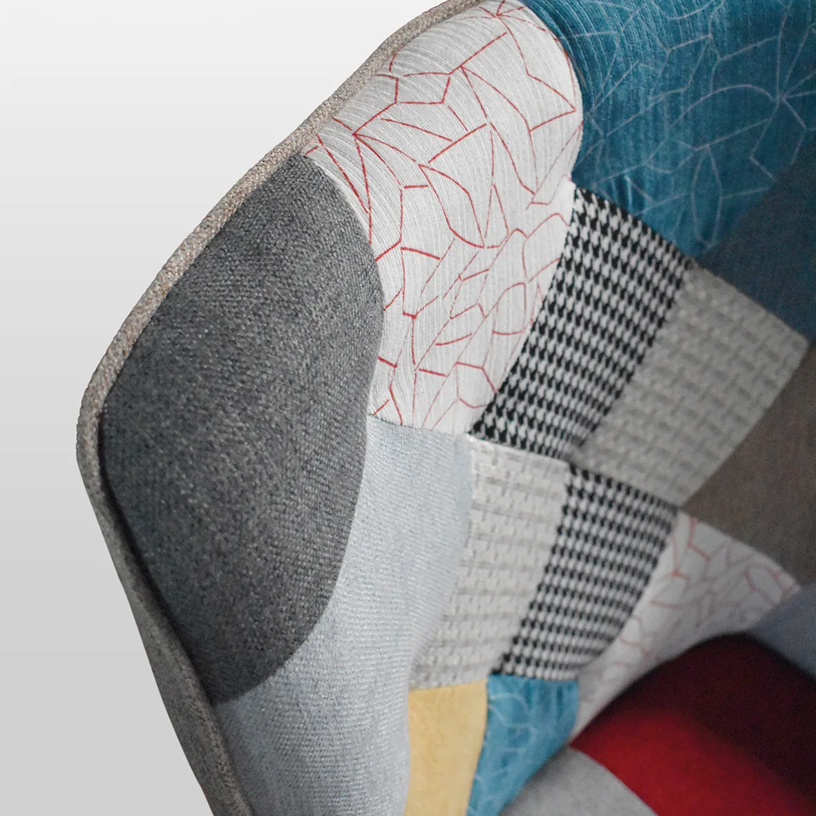 Epocantica Armando Poltrona Patchwork Multicolore Tessuto