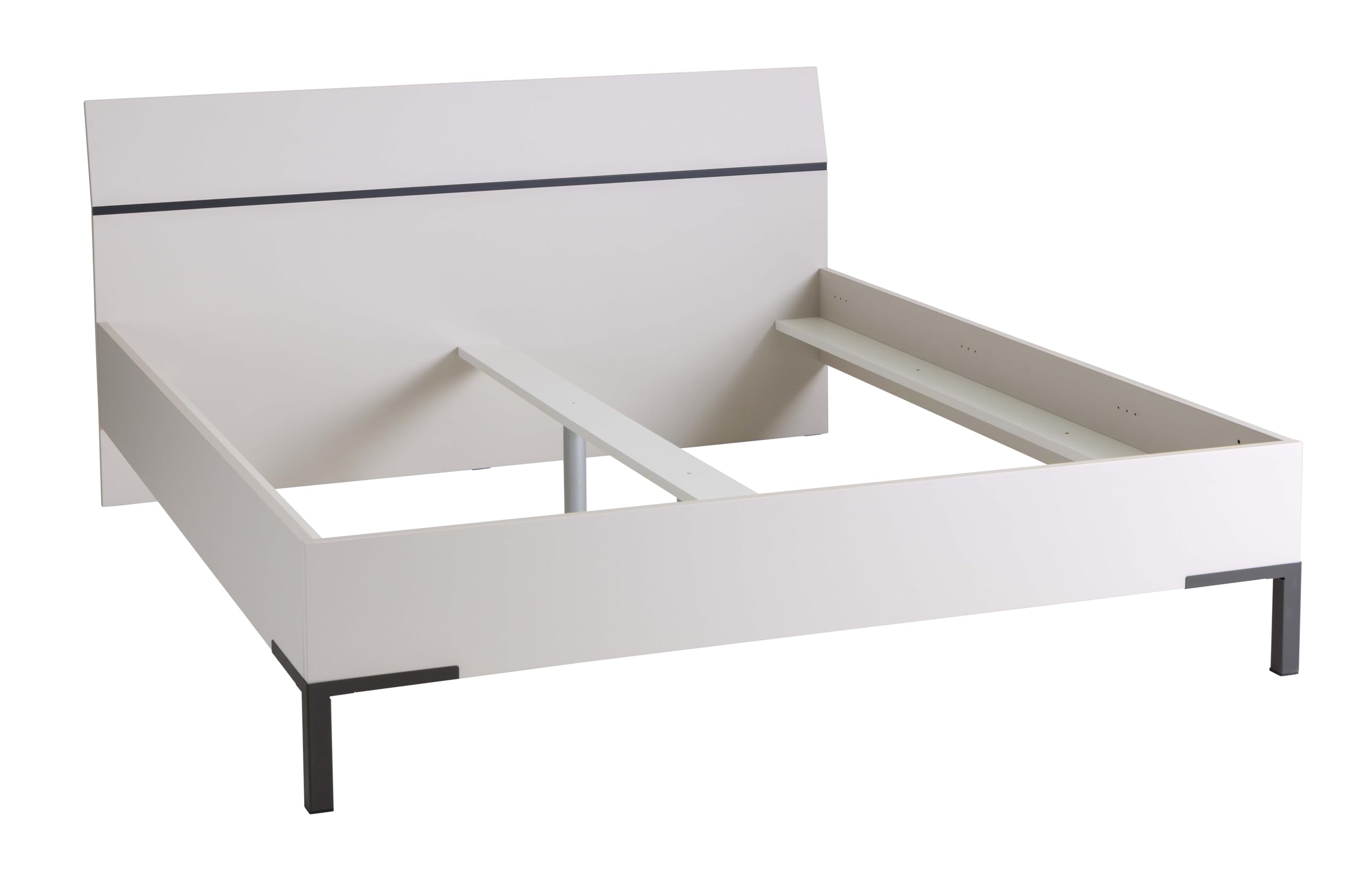 Composad Favorita Letto Matrimoniale 160x200 Grigio Cashmere