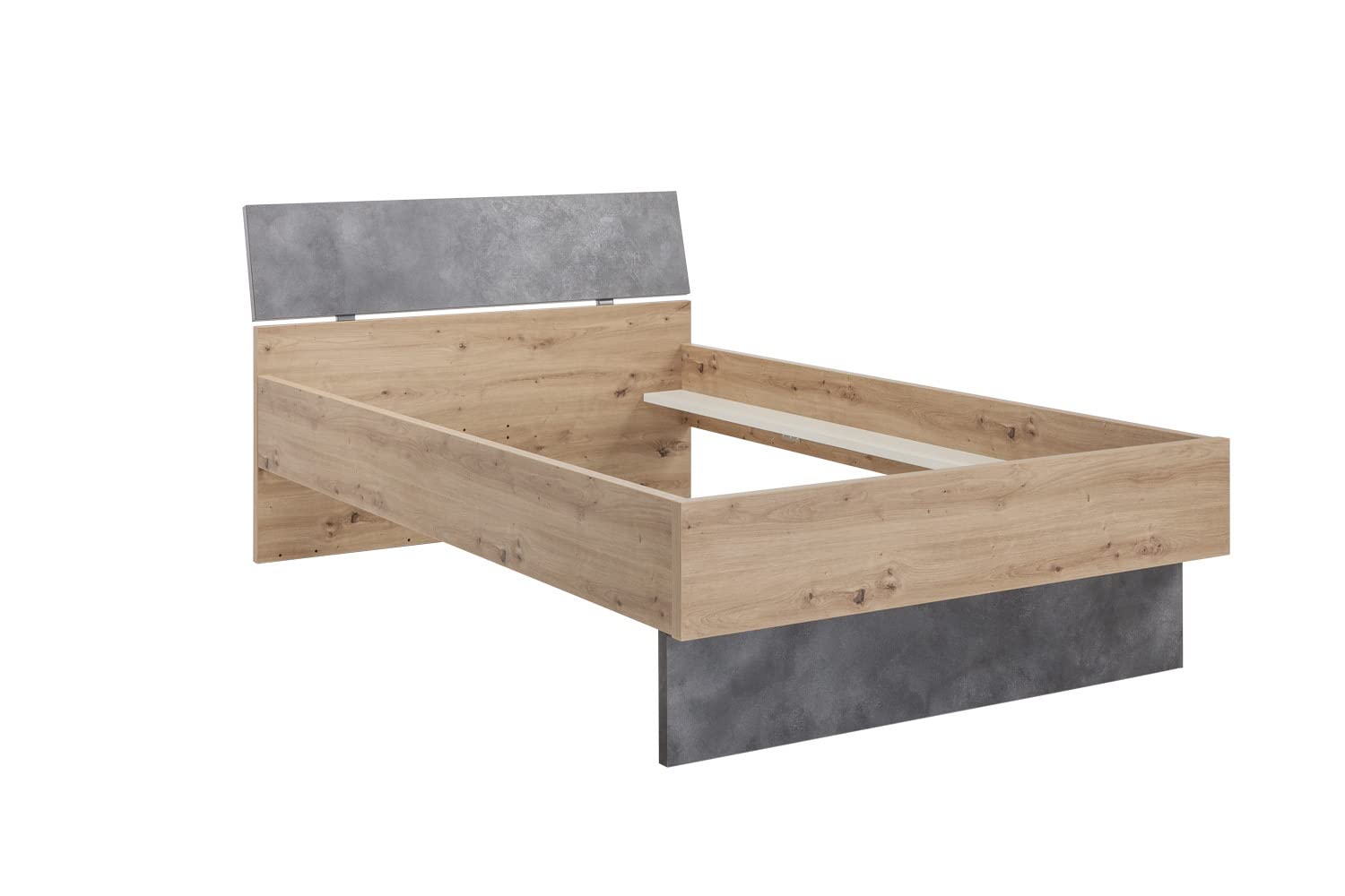 Composad Lafabrica Letto 1 Piazza e Mezza 127 cm rovere grigio