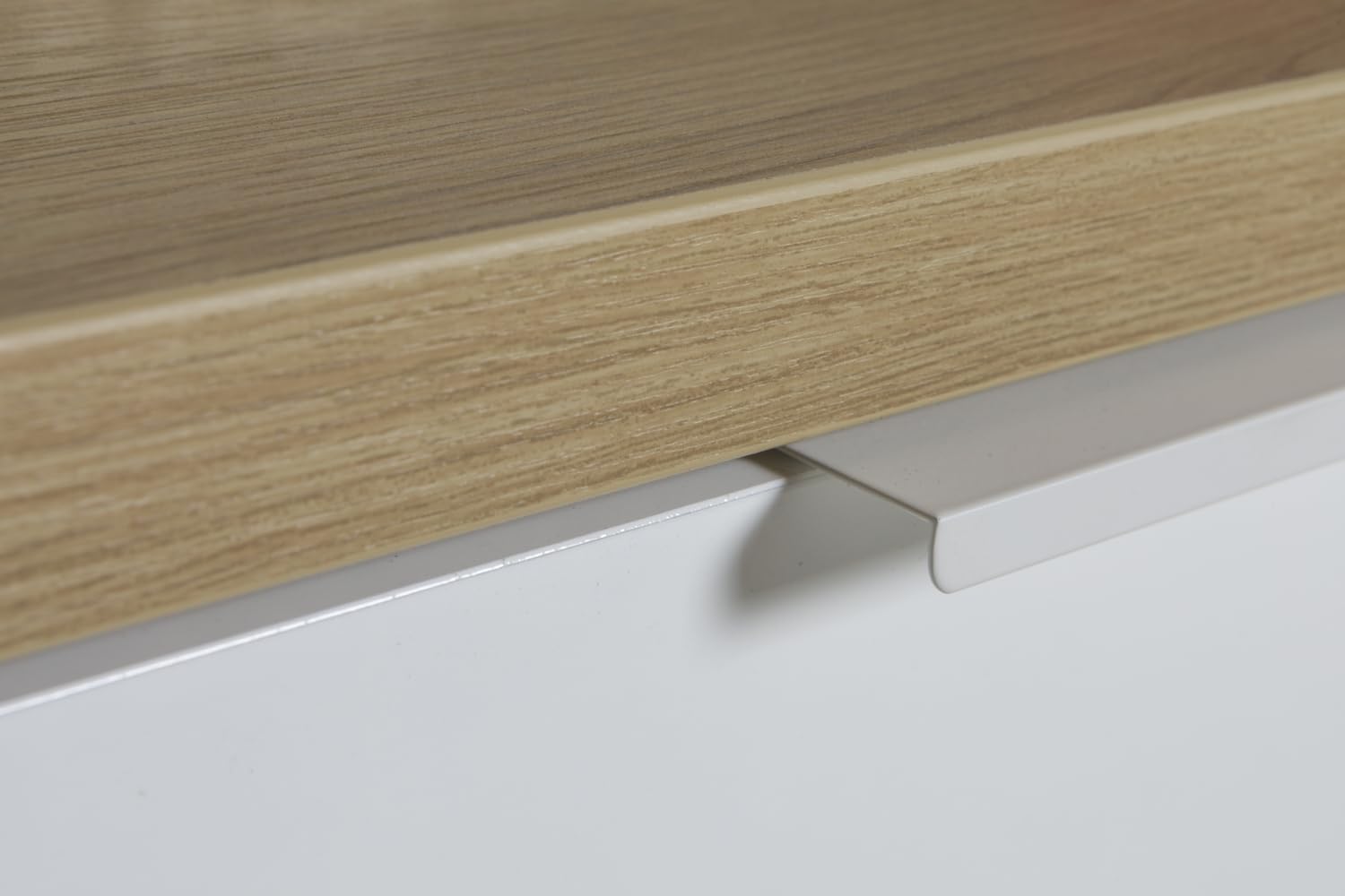 Composad Mundi 2 Ante 3 Cassetti Mobile Porta TV Rovere Bianco