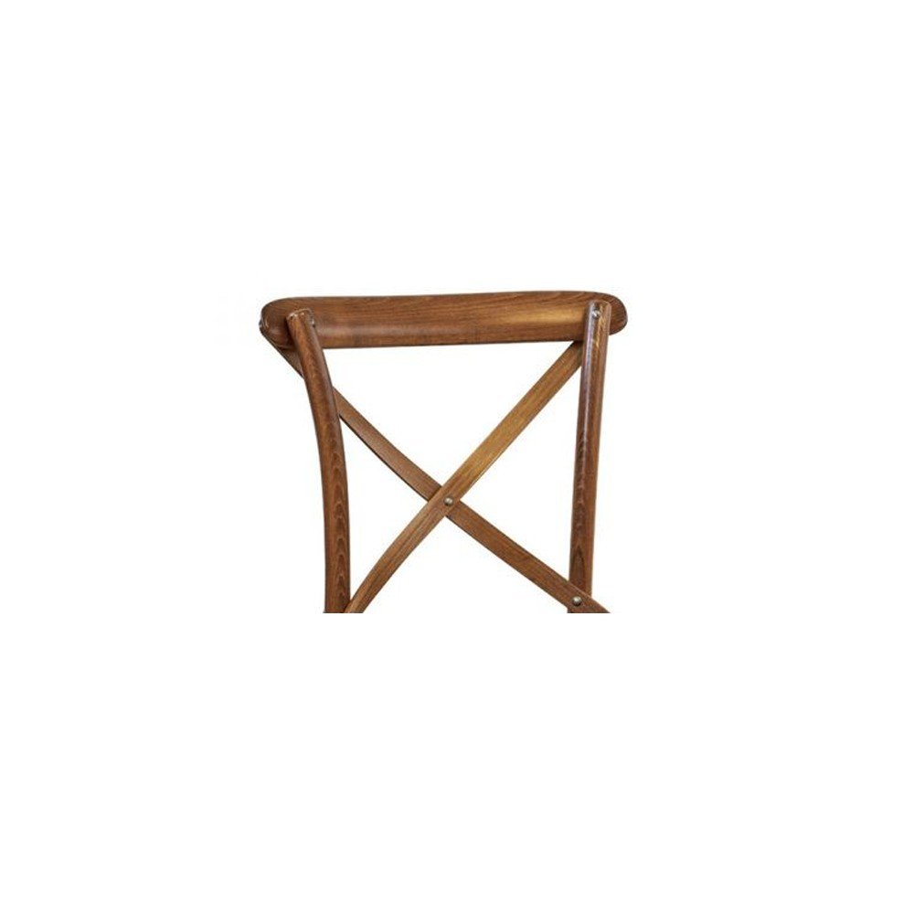 Iperbriko sedia faggio cognac seduta ecopelle 51x51 cm