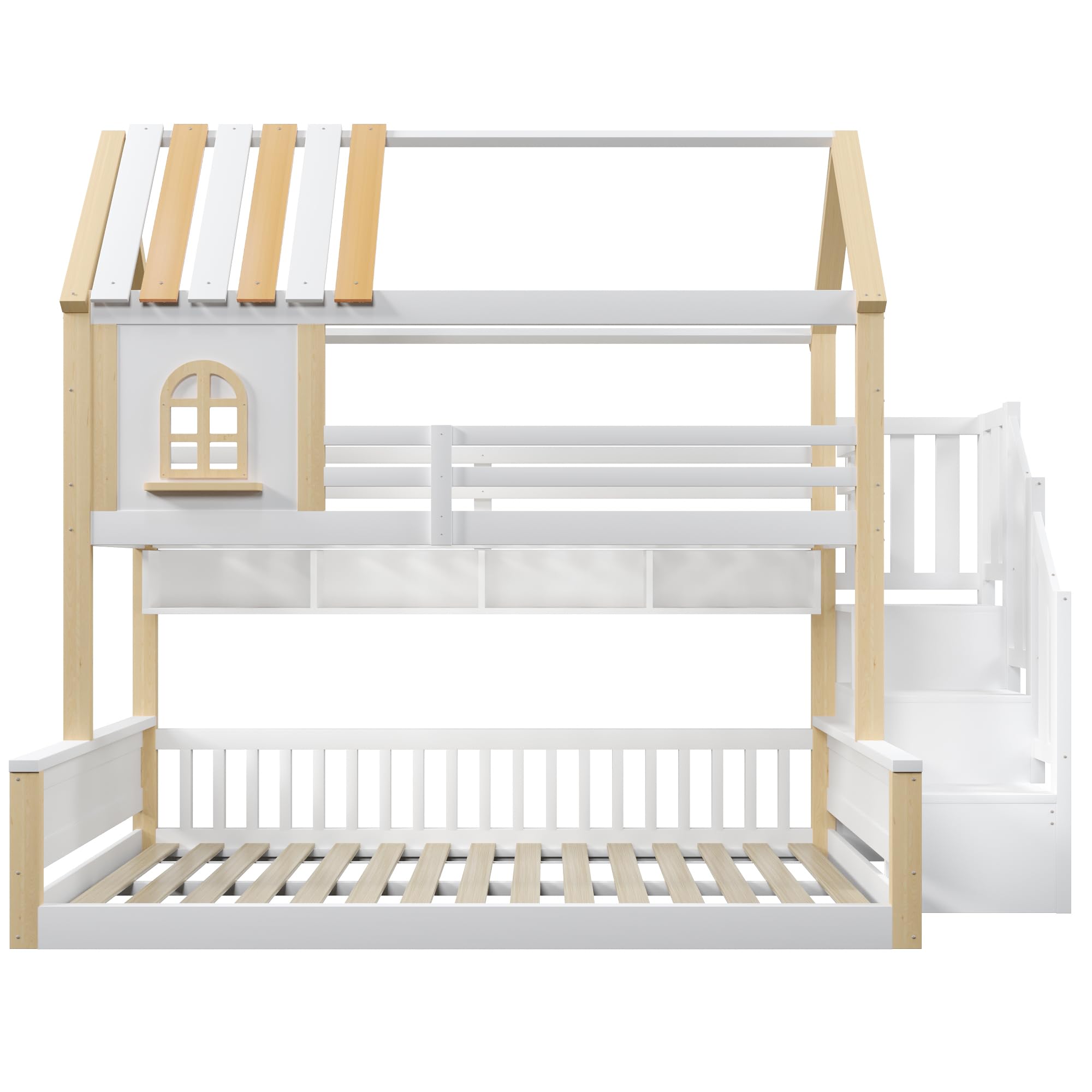 Dolamaní Letto a Castello Casetta 90x200+140x200 LED