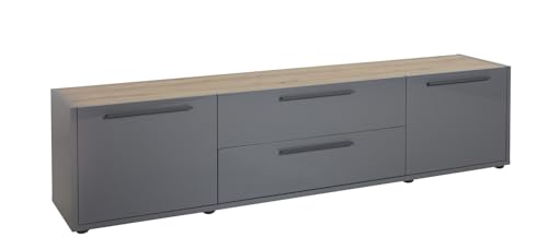 Composad Riserva set soggiorno 4 mobili grigio rovere