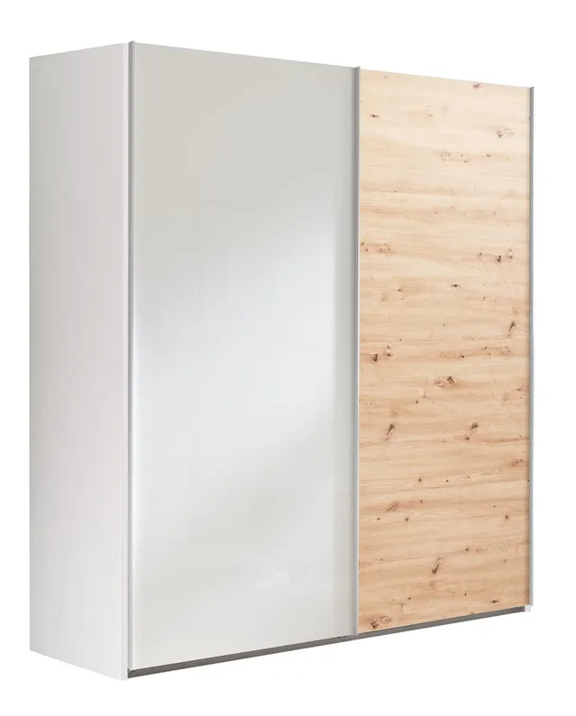 Composad Systema Armadio 2 Ante Scorrevoli 200 Rovere Miele Bianco