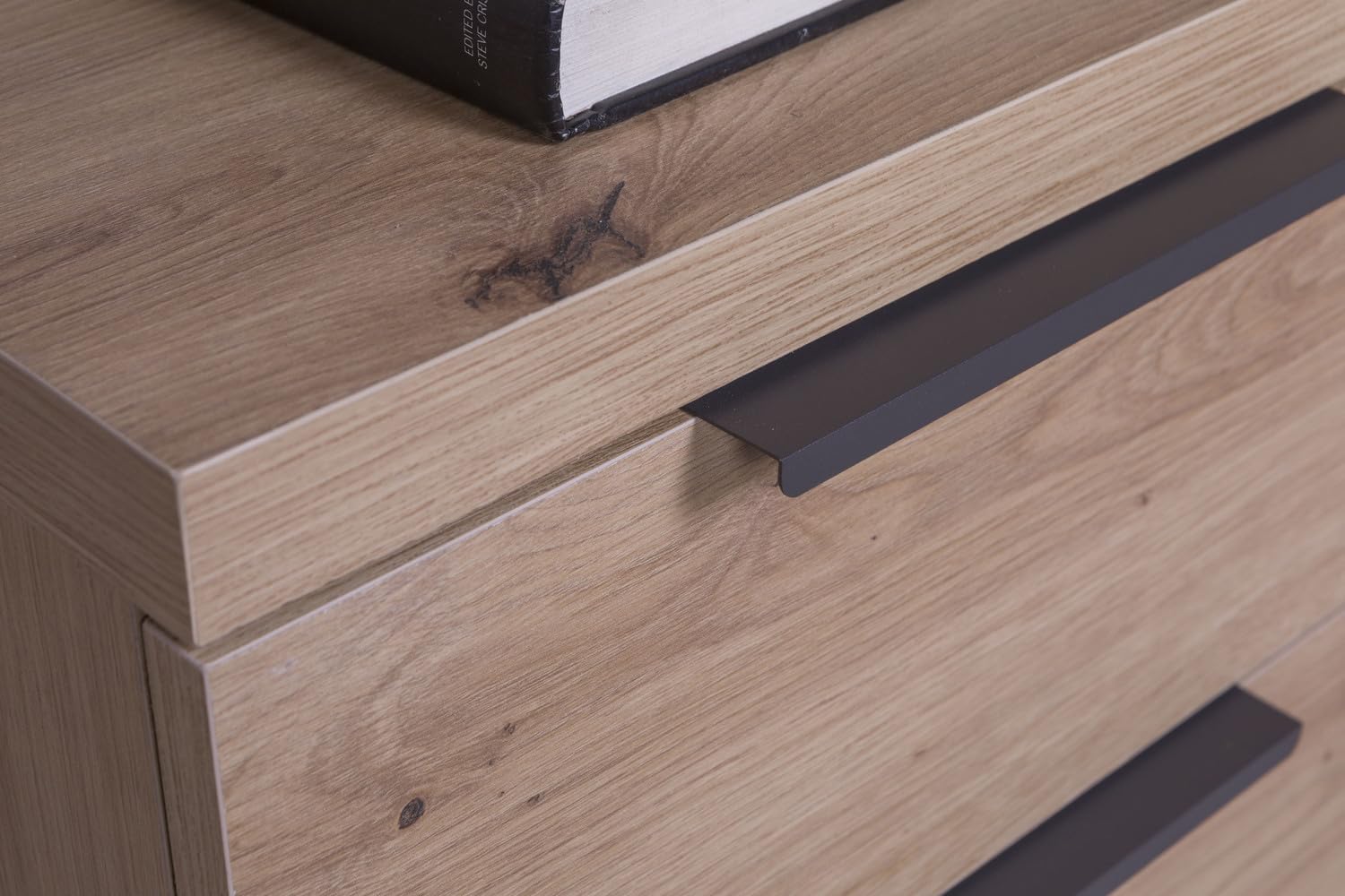 Composad Espresso scrivania 146 cm rovere mielato 4 cassetti anta