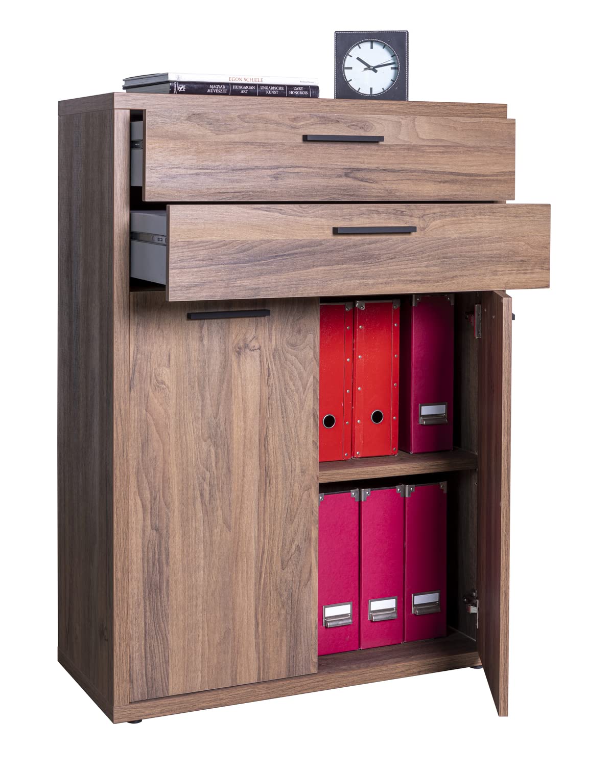 Composad Davinci Brera mobile 2 ante 2 cassetti noce brera