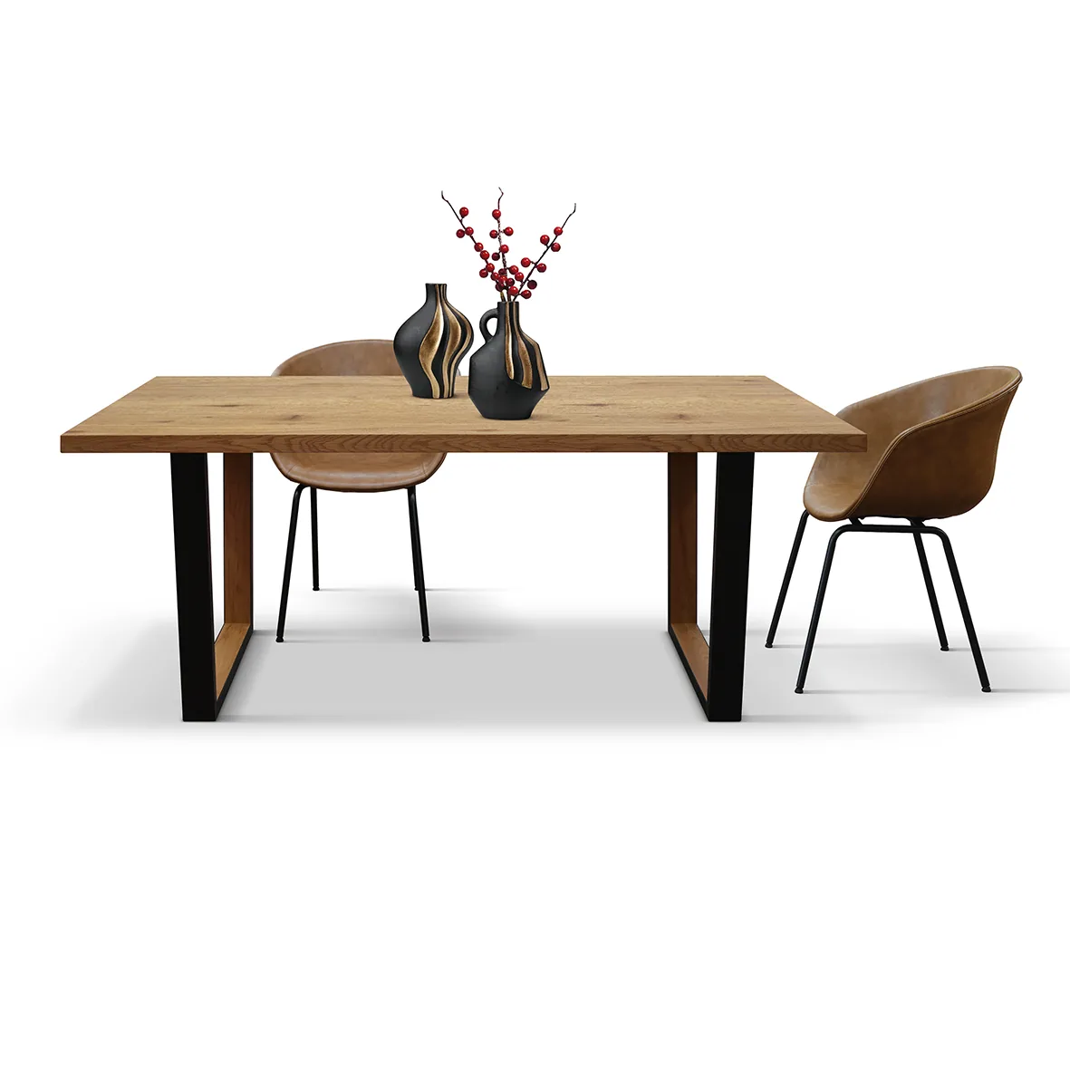 Epocantica Industrial tavolo fisso 180x90 rovere
