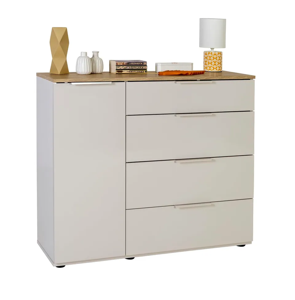 Composad Macchiato Teen Base Multiuso 4 Cassetti Grigio Cashmere