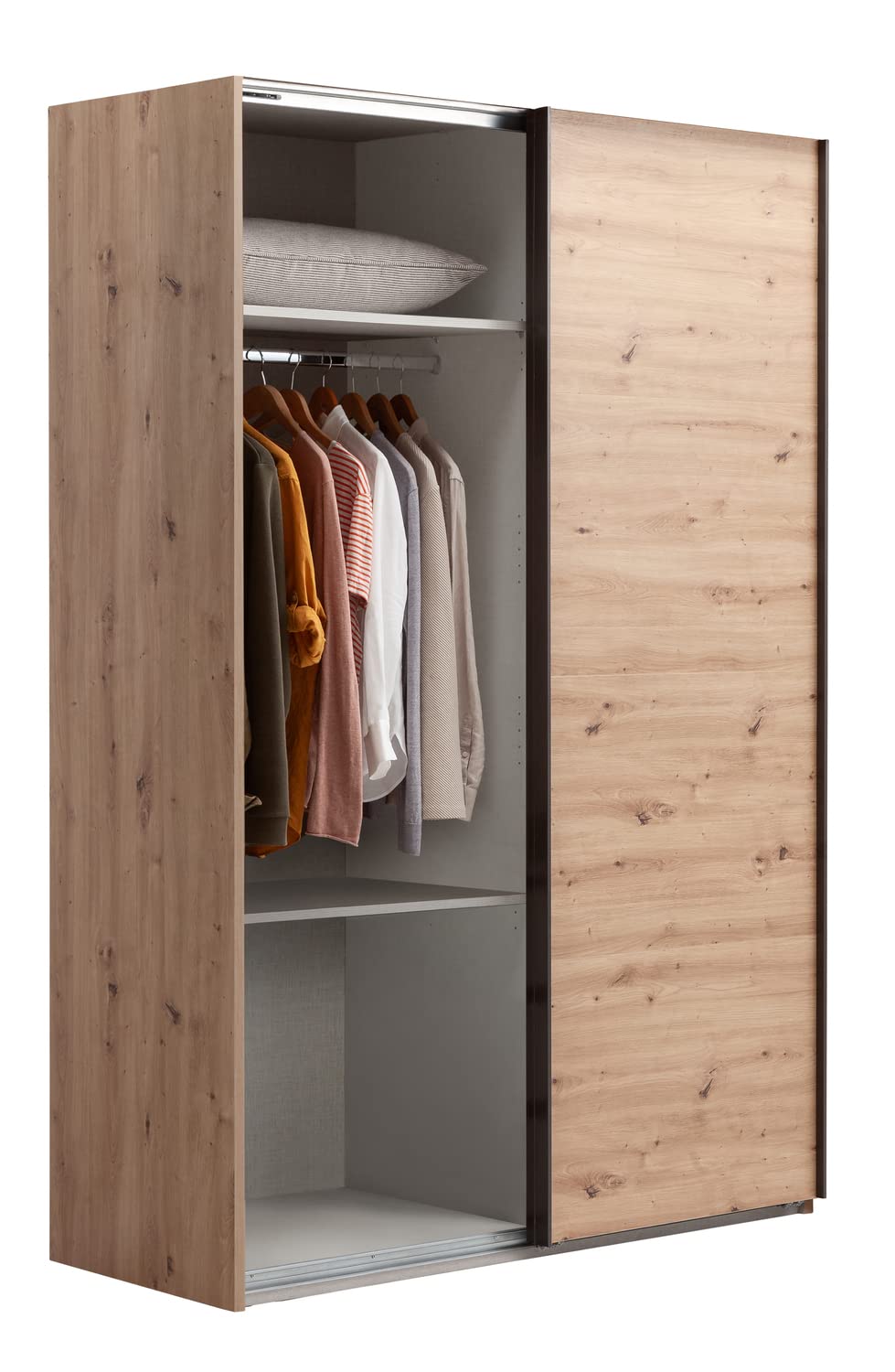 Composad Systema Armadio 2 Ante Specchio 150 Rovere Miele