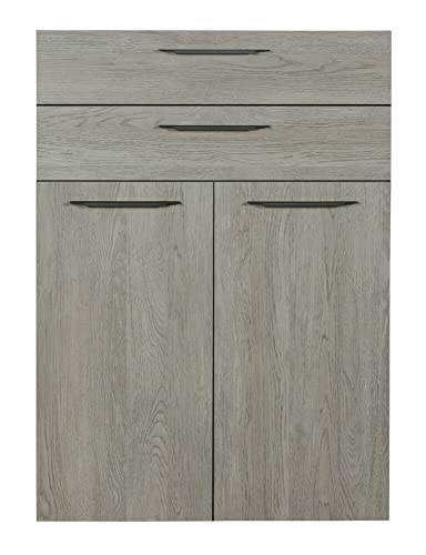 Composad Disegno ante e cassetti 104,7 cm rovere gessato