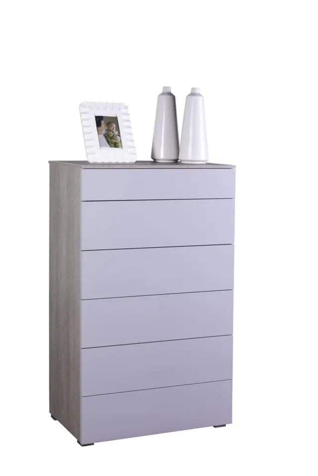 Composad Privilegio cassettiera 6 cassetti rovere grey oak