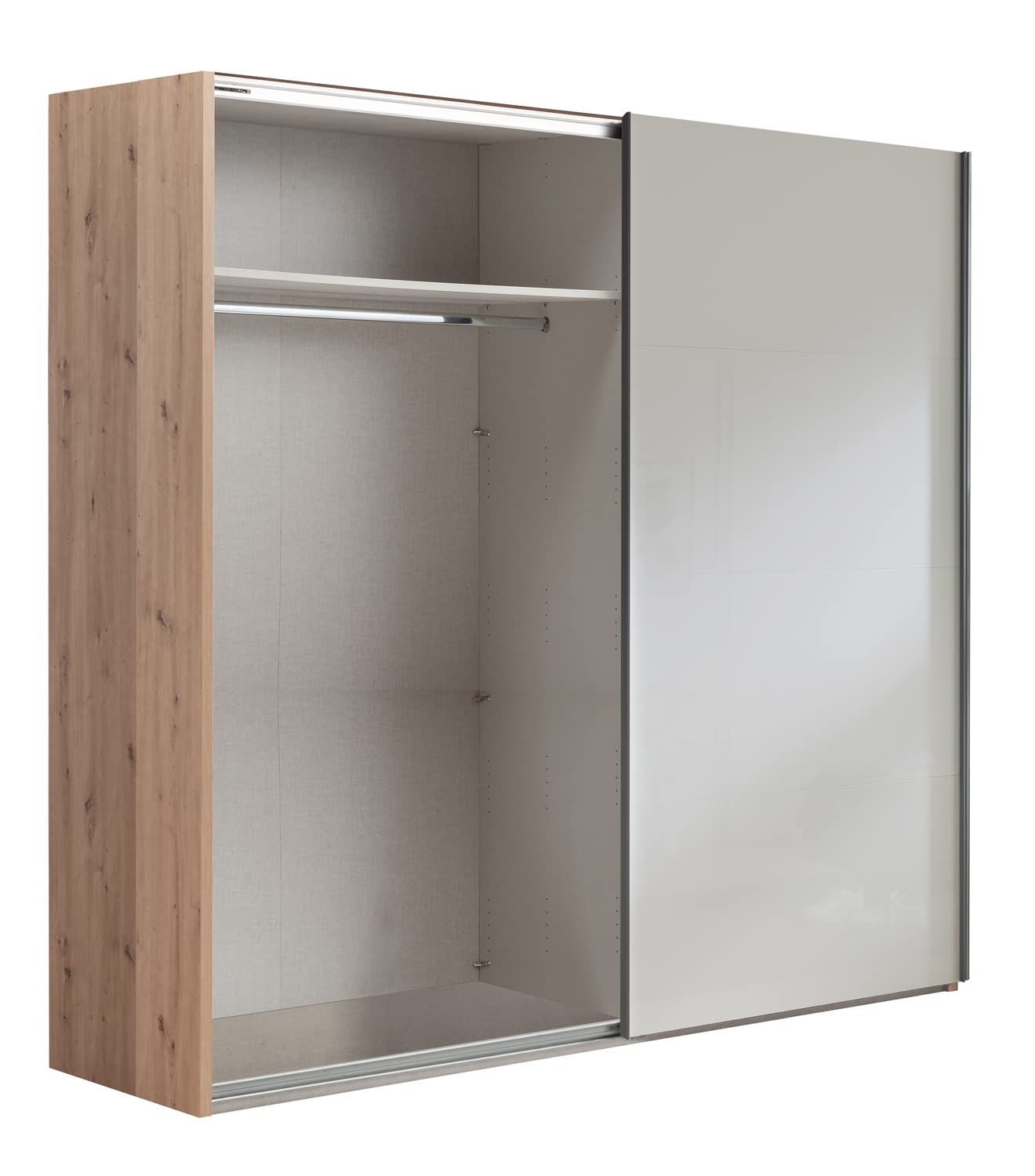 Composad Vitruvia 250x223x67 armadio 2 ante scorrevoli rovere grigio