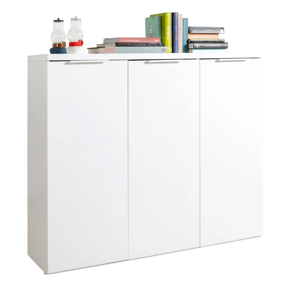 Composad Mundi scarpiera 3 ante bianco laccato 120 cm