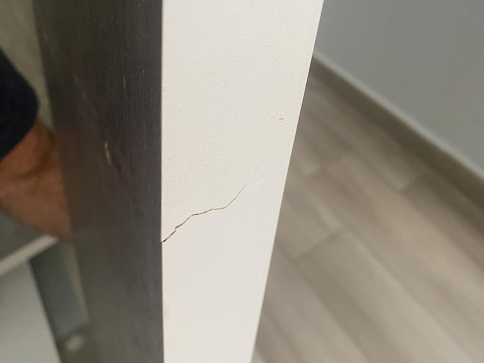 Composad Pratico Mobile Ante Scorrevoli Cemento Bianco 140 cm