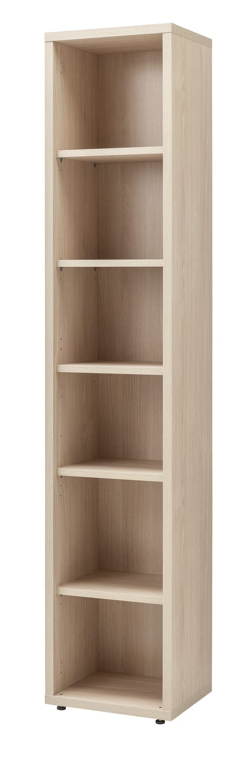 Composad Davinci libreria alta 44x217 rovere 5 ripiani
