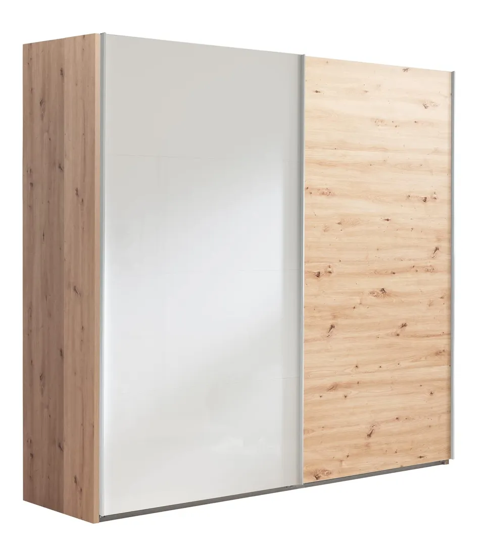 Composad Systema 250x223x67 armadio 2 ante scorrevoli rovere bianco