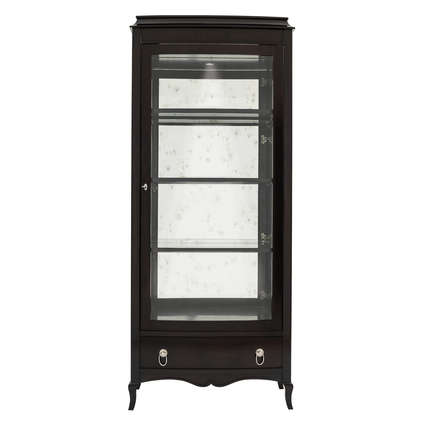Decora N0200 vetrina 1 porta legno vetro