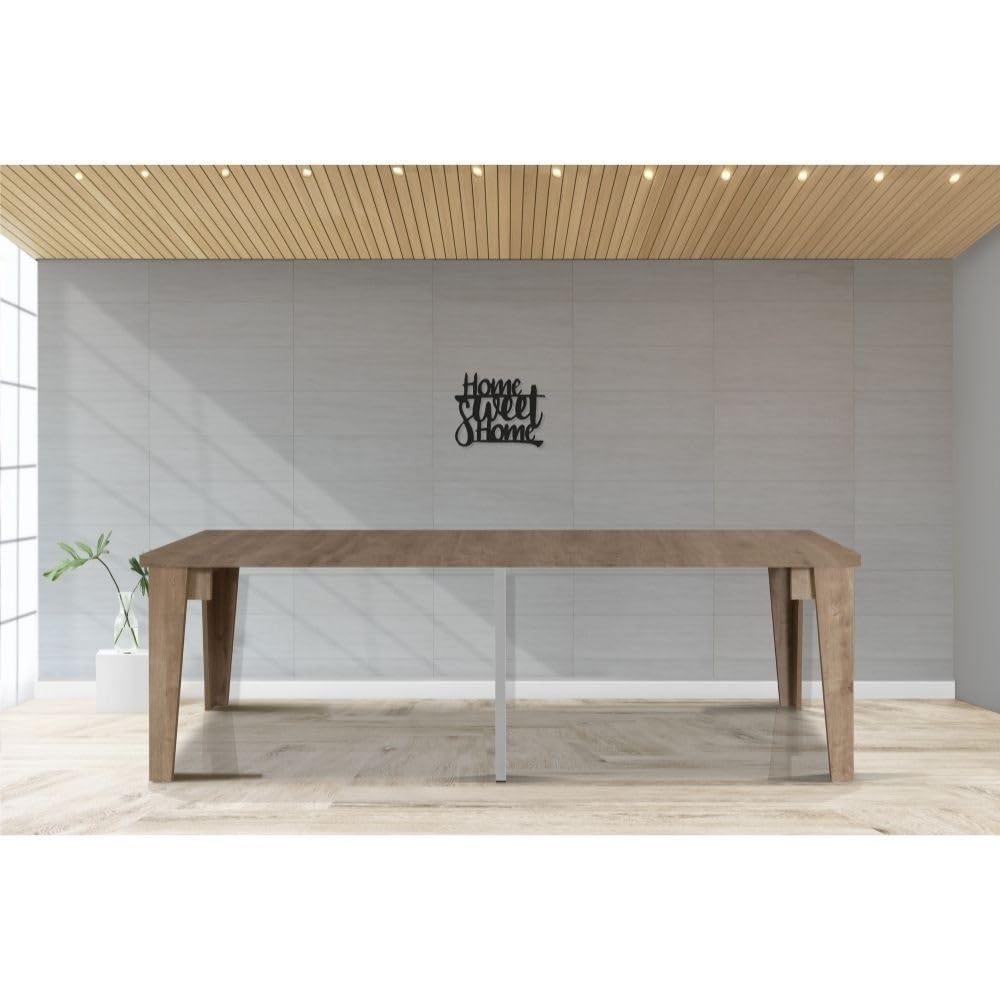 Iperbriko Natron consolle allungabile rovere 50x90 cm fino a 304 cm