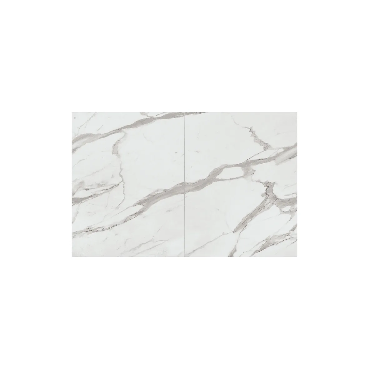 Epocantica Tavolo Allungabile Effetto Marmo Bianco 140-220 cm