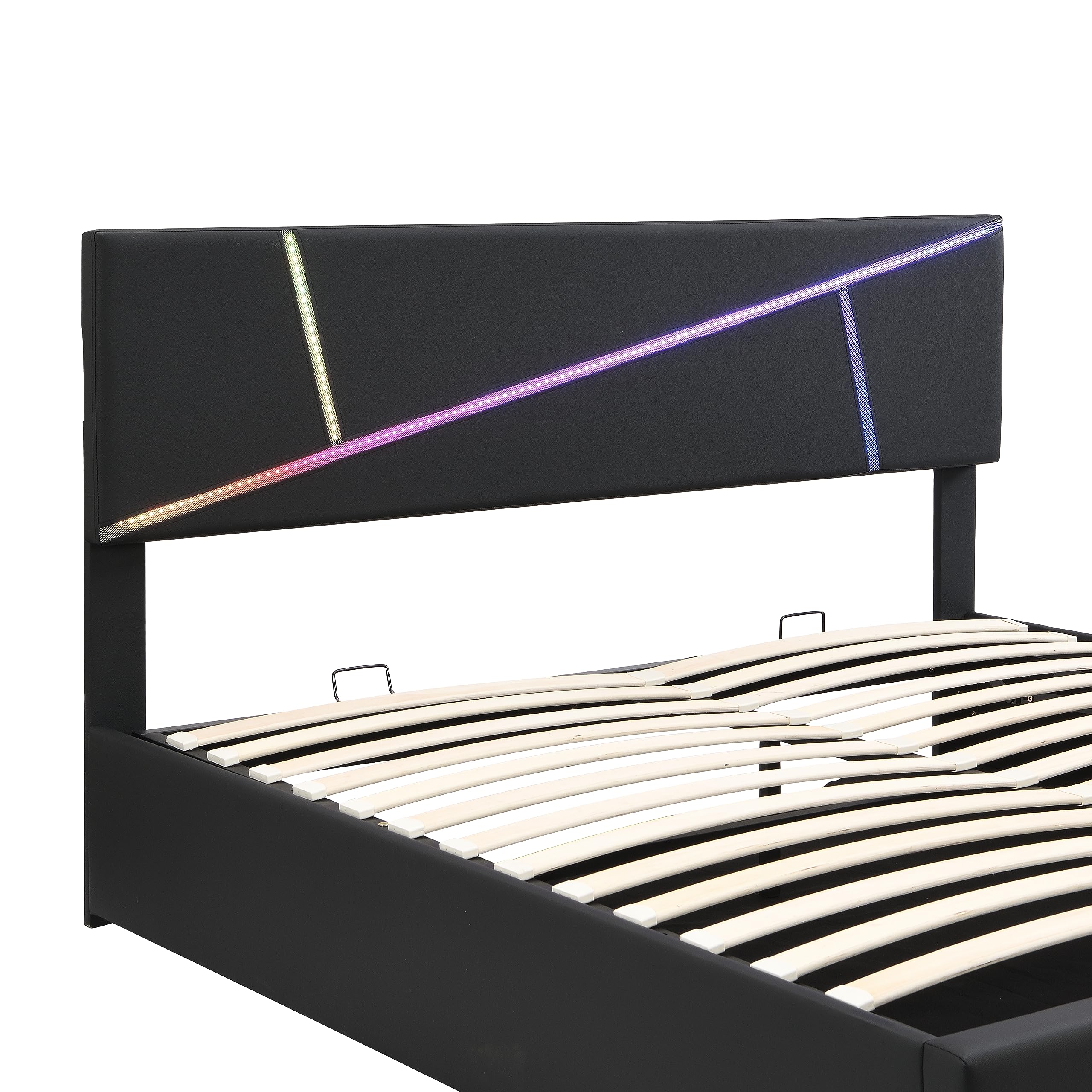 Dolamaní Letto contenitore 140x200 similpelle nero