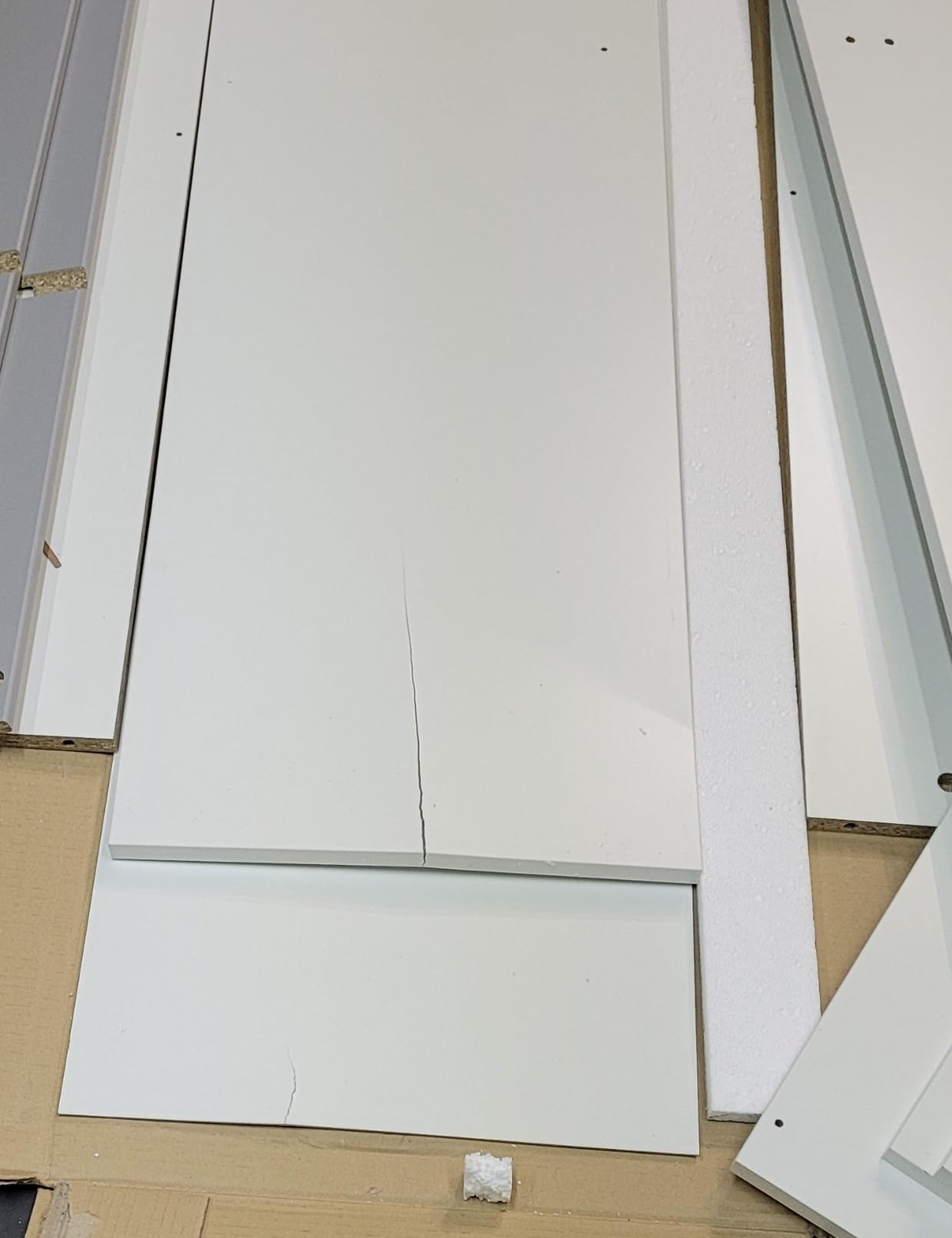 COMPOSAD Facile armadio 3 ante 2 cassetti bianco 120 cm