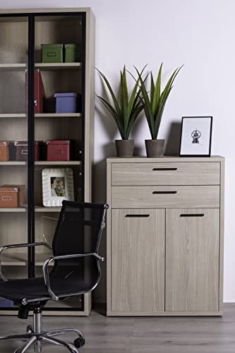 Composad Davinci mobile 2 ante 2 cassetti 81 rovere