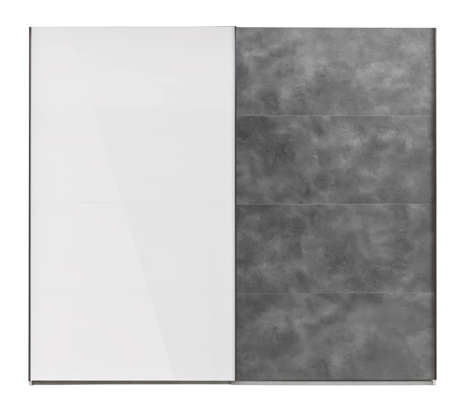 Composad Systema armadio 2 ante scorrevoli 250 cm bianco grigio