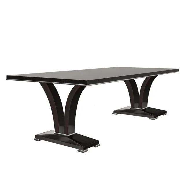 LCI Decora D0117 tavolo soggiorno cromo lucido